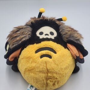 Squishable Death’s Head Hawk Moth Plush 10" Rare Discontinued NWT Skull Insect